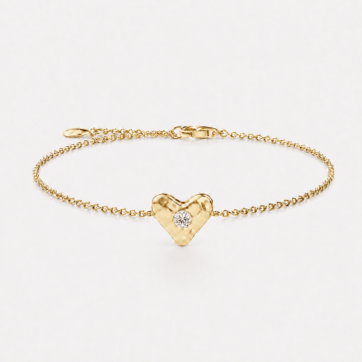 Birthstone Heart Bracelet