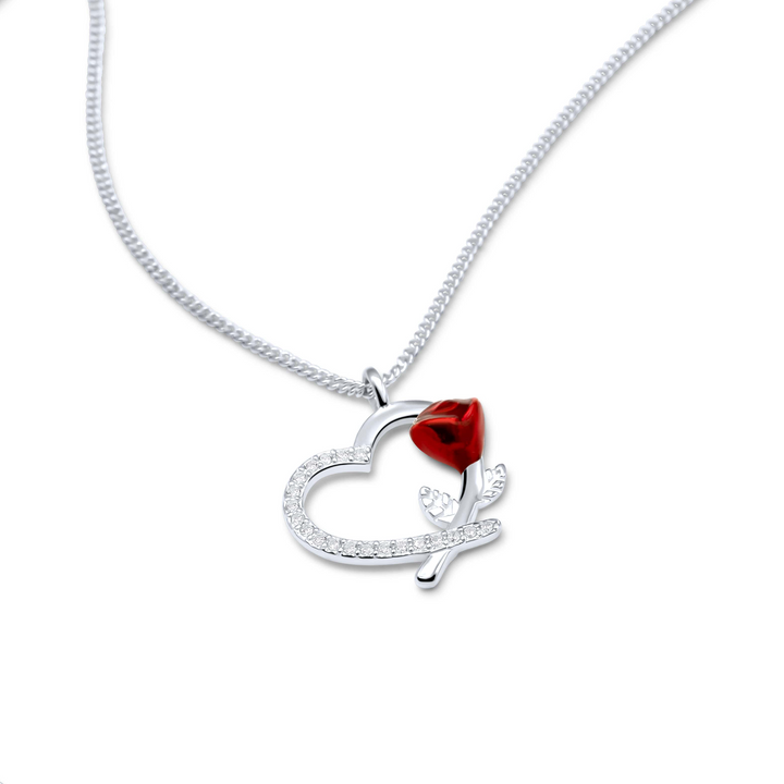 Soulmate - Rose Heart Necklace