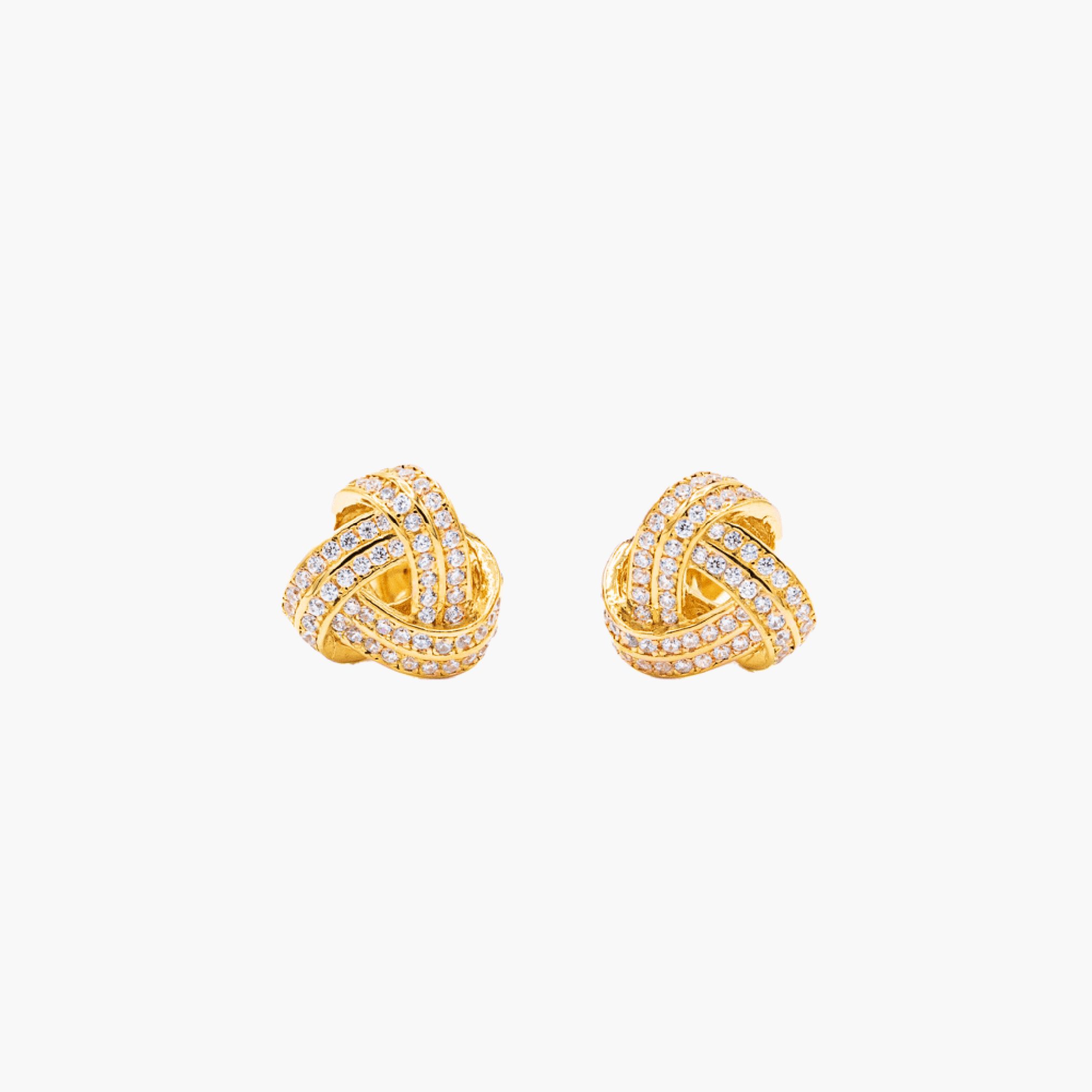 Infinity Gold Stud Earrings – Talia-Rae
