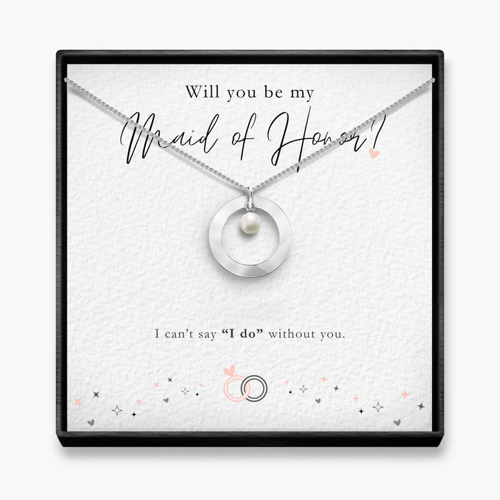 Will You - Maid Of Honor Pearl Necklace