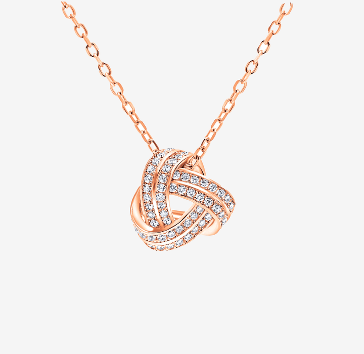 To My/Our Daughter - Cinderella Infinity Knot Necklace
