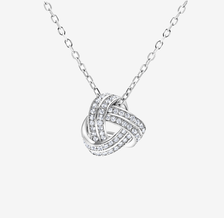 To My/Our Daughter - Cinderella Infinity Knot Necklace