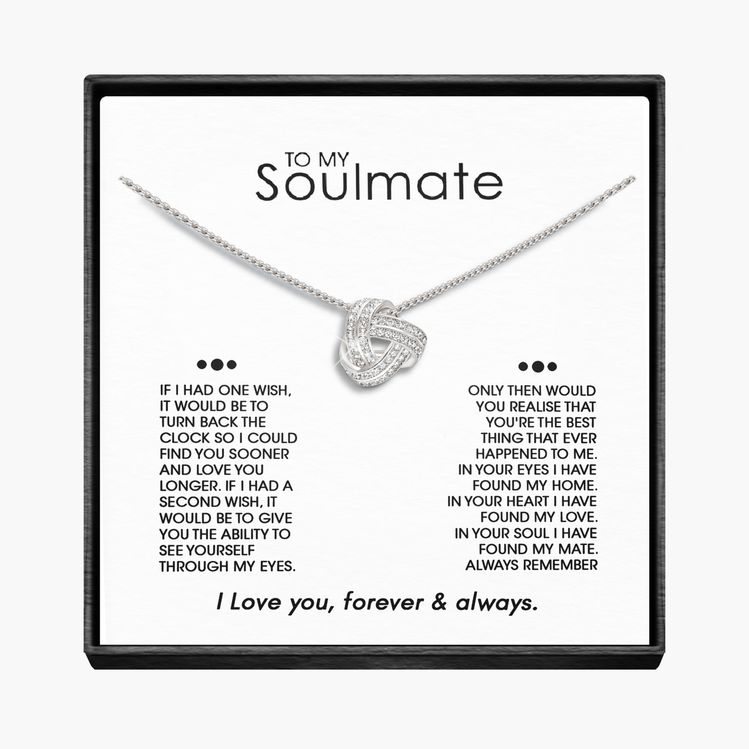 Soulmate "One Wish" - Infinity Knot Necklace