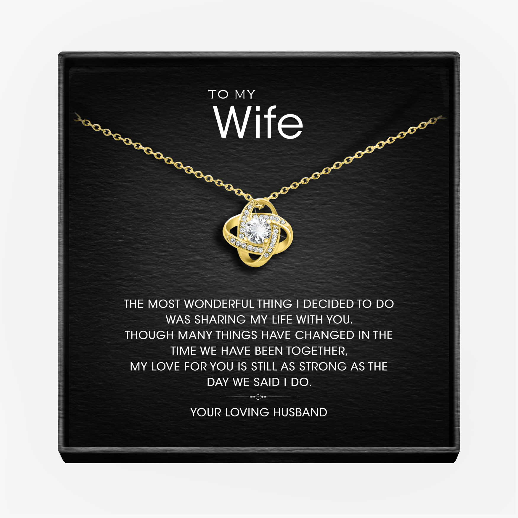 Love my 2025 wife necklace