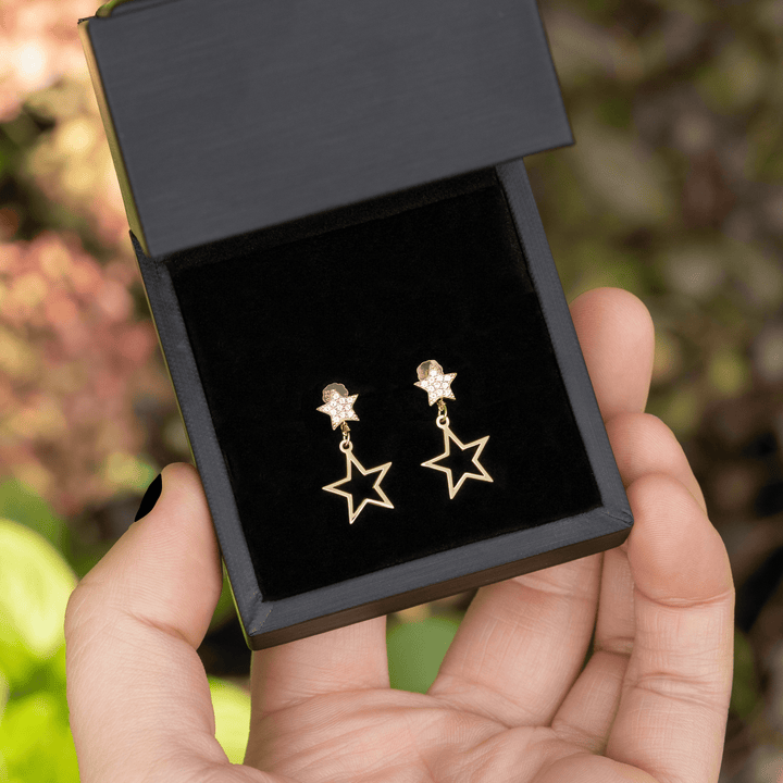 Dazzling Star Earrings - Gold