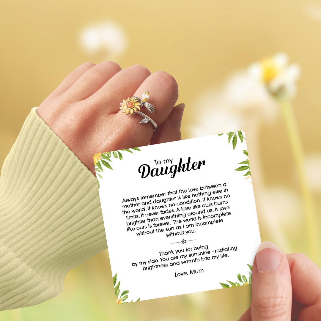 Sunflower daughter ring deals