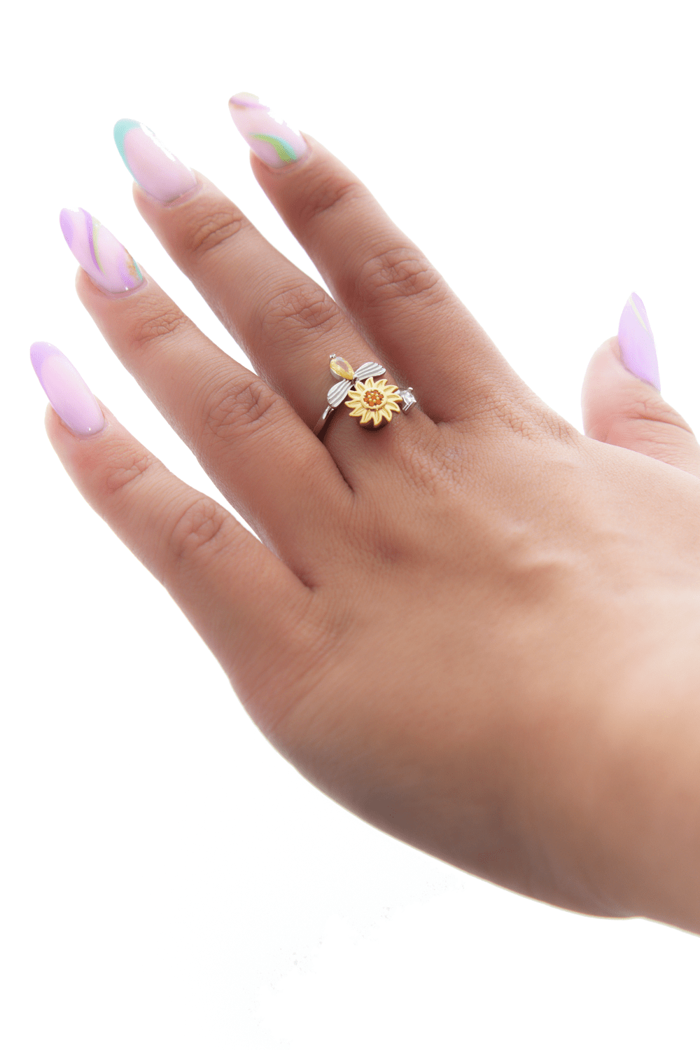 To My Pride and Joy  Sunflower Fidget Ring