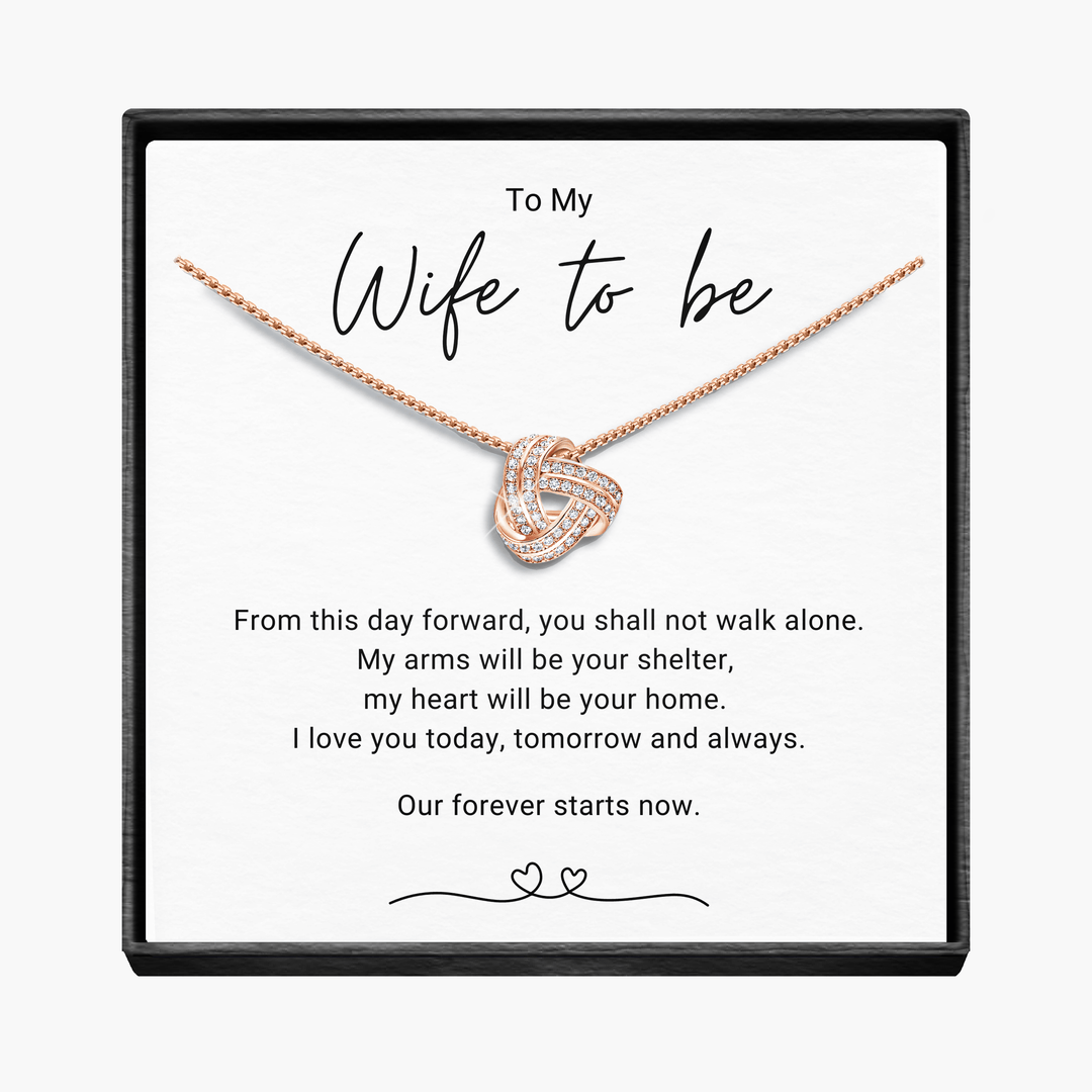 Wife to Be - Infinity Knot Necklace
