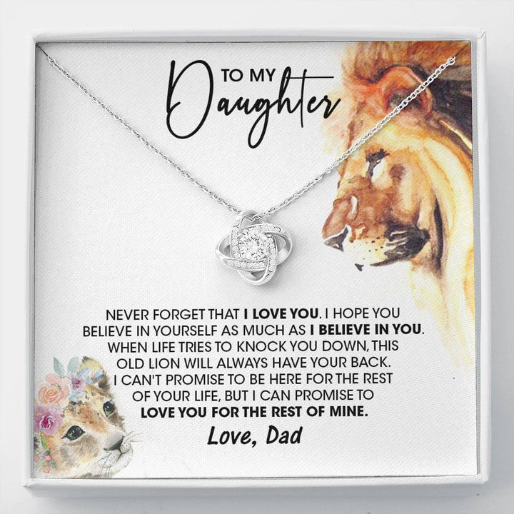 "To my Daughter, Love Dad" - Love knot Gift Set