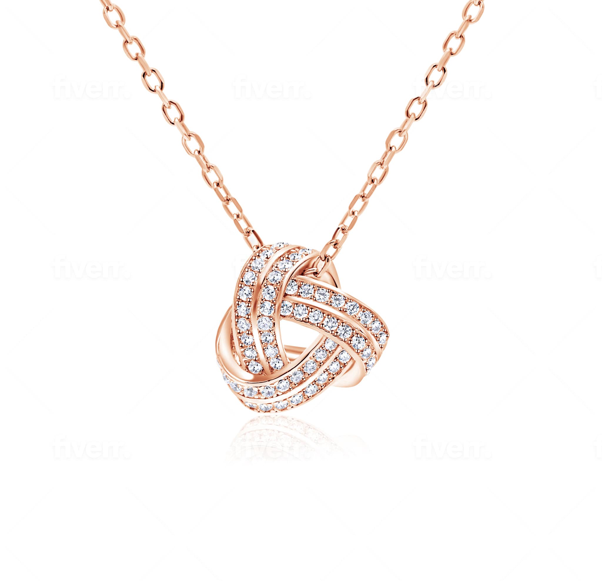 Infinity love knot necklace store